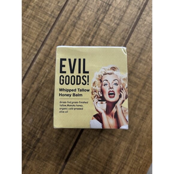 Evil Goods Whipped Tallow Honey Balm 4.23OZ Grass Fed, Grass Finished Organic - Picture 1 of 2